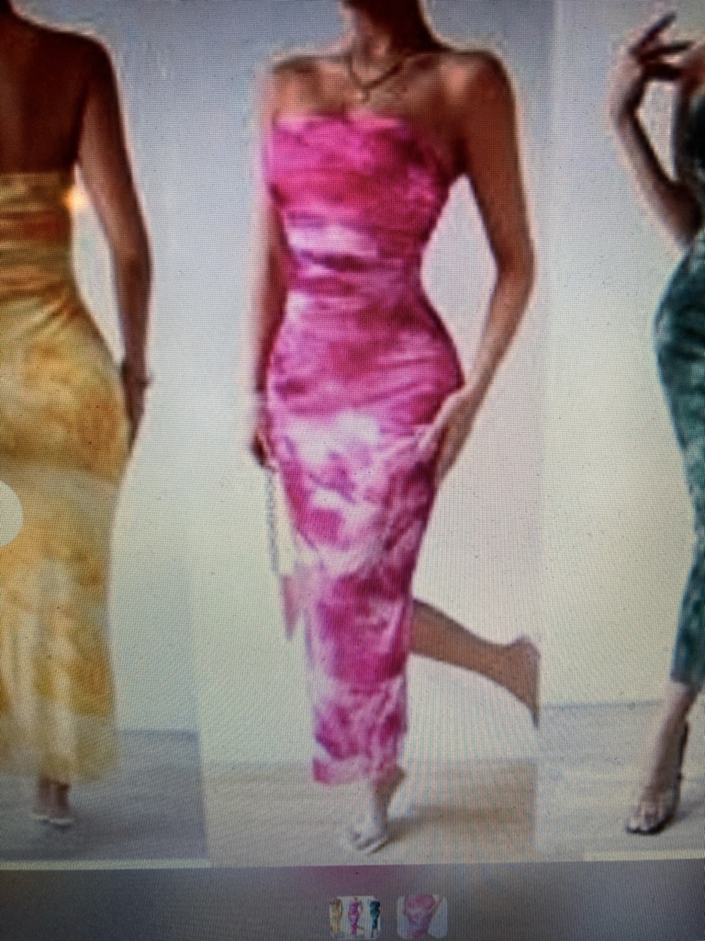 Strapless Pink Dress Small Never worn